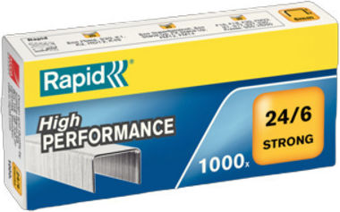 Rapid Strong Staples 24/6 1,000 Pcs