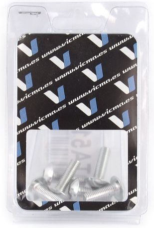 Set Șuruburi Argintii Pentru Caroseria Motocicletelor M5x15 Cantitate 6 Bucăți V Parts Vicma