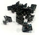 20x Clips Mudguards Plastic Fairings Screws 5x16 Scooter Moto Atv