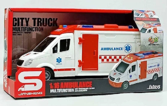 Kider Toys Mașinuță Ambulanță Pull Back