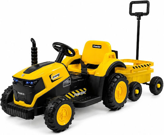 Kids Electric Tractor 12 Volt Yellow