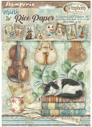 Set of 8 Decoupage Rice Papers Stamperia 10.5×1...