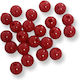 Acrylic Bead Round Red 6mm Hole 1.5mm Quantity 150 Pieces