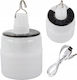 Lampa Lampă Led Solară pentru Camping Albă