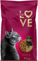 My Love Dry Food for Adult Cats with Beef 11kg My Love Dry Food for Adult Cats with Beef 11kg