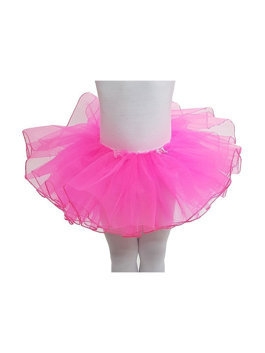 Παιδική Φούστα Τούτου 3 Στρώσεις Go Dance Hot Pink