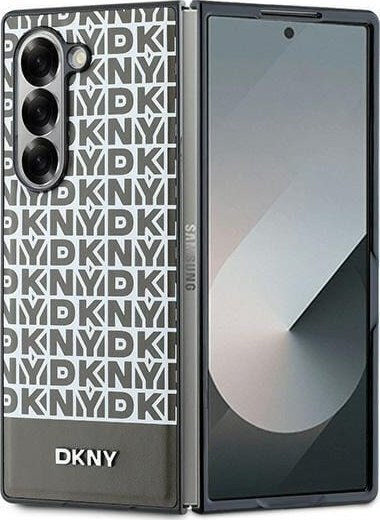 DKNY Rückseite Umschlag Samsung Galaxy Z Fold6 Unterband Magsafe Braun