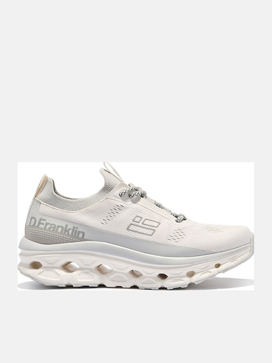 D.Franklin Γυναικεία Sneakers Off White