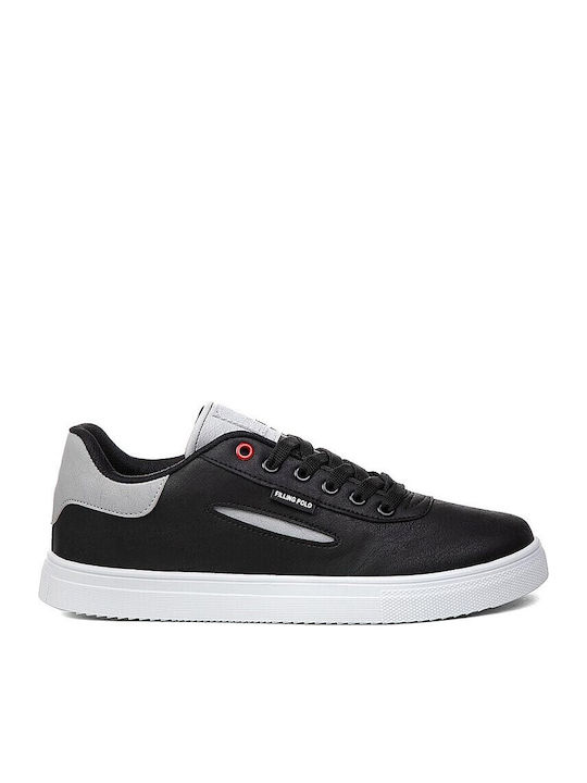 Ανδρικά Sneakers Μαύρο Με Λευκό