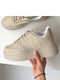 Damen Sneakers Beige