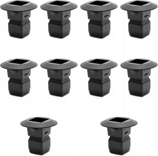 10x Clip Pin Bushing Wheel Arch Audi Seat Skoda Vw