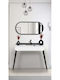 Wooden Console L77xW32xH77cm