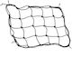 Biketec Luggage Net Spider 4mm X 25 Cm X 25 Cm 4 Strong Hooks Black Color