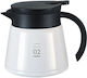 Hario V60 Cană Termos din Oțel Inoxidabil 600ml Alb