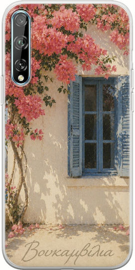 Kalokairi Collection Bougainvillea Huawei P Smart S Flexible TPU Transparent Silicone Case
