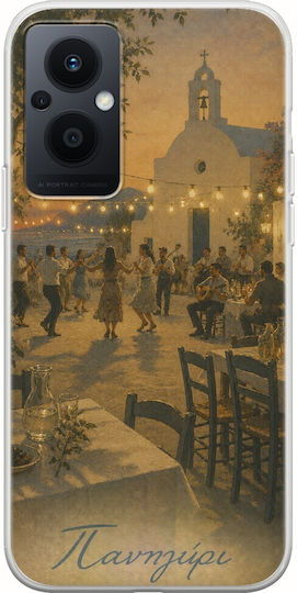 Θήκη Kalokairi Collection Πανηγύρι Oppo Reno 8 Lite Flexible Tpu Διάφανη Σιλικόνη