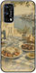 Handyhülle Kalokairi Collection Taverne Realme 7 5G Schwarzes TPU Schwarze Silikon