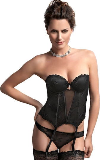 Luna Schwarzes Strapless Bustier Cups D E Celebration 4965