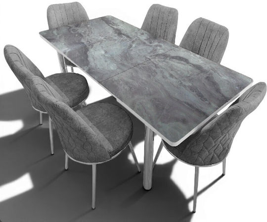 Trapezarie cu 6 Scaune 170x80cm