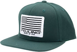 Feuling Джокей American Flag Снапбек Кап Зелен