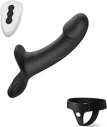 Women’s Double Clitoral Strap-On Vibration Guilty Toys 24.5cm Black