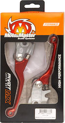Moto Master Motorradhebel Satz Unzerbrechlich Gasgas Husqvarna Stark Varg Braktec Rote Farbe Moto Master Motorradhebel Satz Unzerbrechlich Gasgas Husqvarna Stark Varg Braktec Rote Farbe