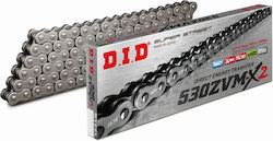 Did 50 530 Zvmx2-118 Drive Chain 118 Links X-ring Open + Crimp 50zvmx2-118
