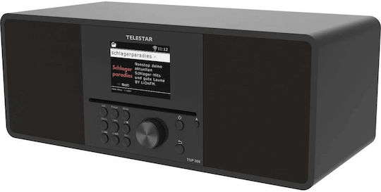 Tonsysteme 2.0 Top 300 15W mit CD Player, Wi-Fi und Bluetooth Schwarz