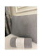 SteweHome Bed Sheet Set With 1 Pillowcase For Single Bed With Rubber Hugger 100x200cm Grey (2 Pieces)