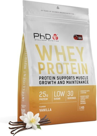 PhD Whey Protein Πρωτεΐne mit Vanille Geschmack 1kg