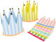 Party Hats Children's Party Crown Striped 8 Pieces