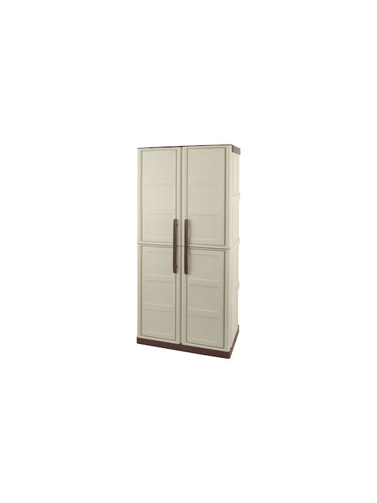Δίφυλλη Ντουλάπα Πλαστική 70x39x172.4εκ.