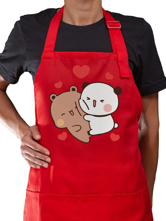 Koupakoupa Bubu & Dudu Ποδιά Κουζίνας Κόκκινη 22x40cm KP_31928_apron-red