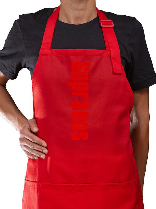 Koupakoupa The Sopranos Küchenschürze Rote 22x40cm KP_32544_apron-rot