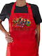 Koupakoupa Roblox Squad Kitchen Apron Red 22x40cm KP_33139_apron-red