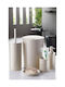 SteweHome Bathroom Accessory Set Plastic Beige 5 Pieces
