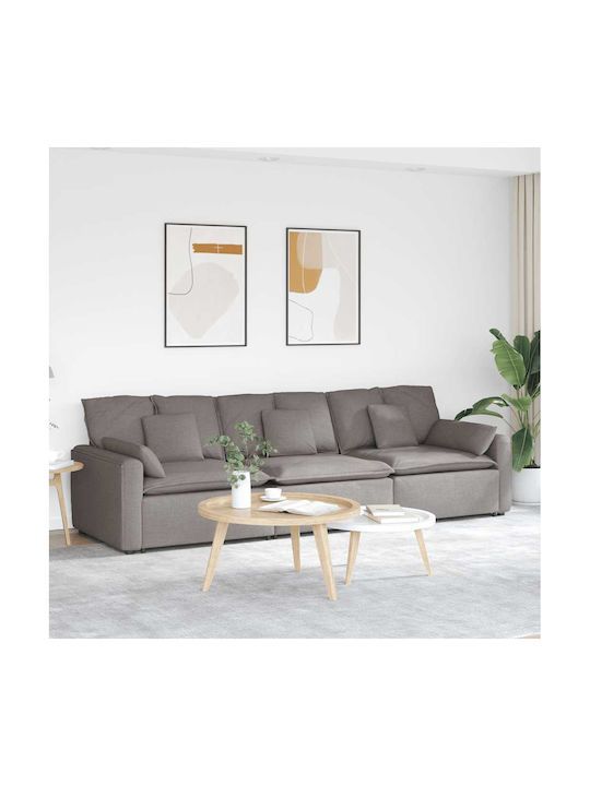 Dreisitzer Sofa Tabac Braun 324x105x64cm