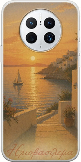 Kalokairi Collection Sunset Huawei Mate 50 Pro Flexible TPU Transparent Silicone Case