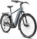 Besv 28 Zoll 2024 Graues Elektrofahrrad Stadt