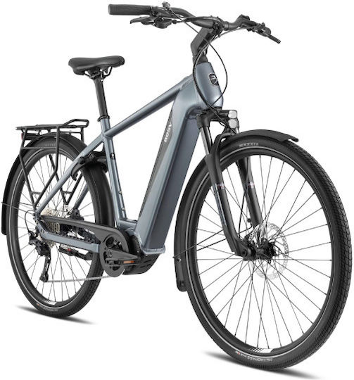 Besv 28 Zoll 2024 Graues Elektrofahrrad Stadt