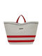 Fabric Women's Tote Bag Beige