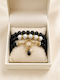 The Gem Stories Women's Chain Bracelet Gold Plated Steel with Zircon 17.8cm