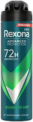 Rexona Quantum Dry 72ч Спрей 150мл Rexona Quantum Dry 72ч Спрей 150мл