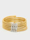 Nali Damen Armband aus Messing Vergoldet mit Zirkon