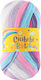 Kamgarn Cicibebe Batik Νημα Πλεξιματος Col550-30 Γαλαζιο-φουξια-μωβ Πολυχρωμο Ακρυλικο 100gr 360mtr