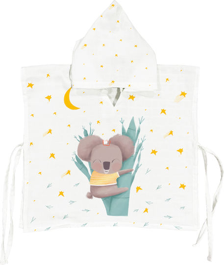 Stewehome Kinder Strandponcho 100% Baumwolle Museline Für Babys 0 2 Jahre