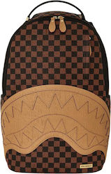 Sprayground Check Ученическа Раница Кафява