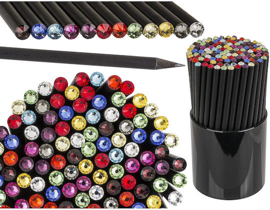Pencil Black Petradi Svarofksi 12 Gemstone Colours 06530050 Artelibre