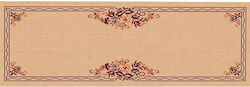 Stamped Embroidery Classic Floral Design Runner
