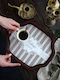 SteweHome Metallic Serving Tray 28x32cm